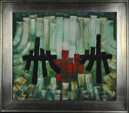 Rojo en Verde van Jaime Nowinski, Schilderij te koop op Singulart