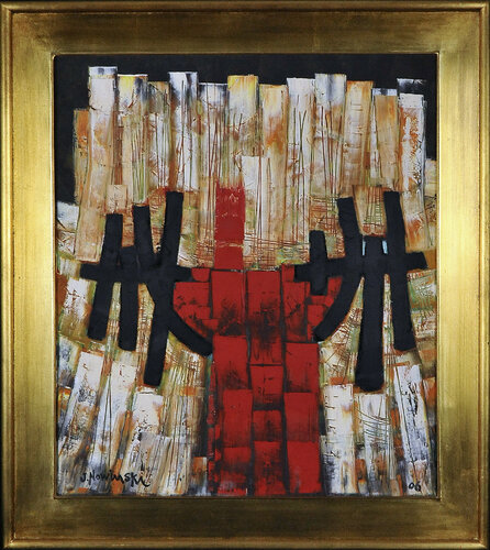 Sentimiento Rojo van Jaime Nowinski, Schilderij te koop op Singulart