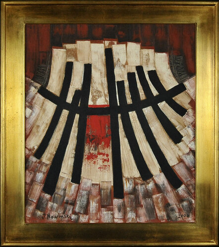 Estructura en Rojo di Jaime Nowinski, Pittura in vendita su Singulart