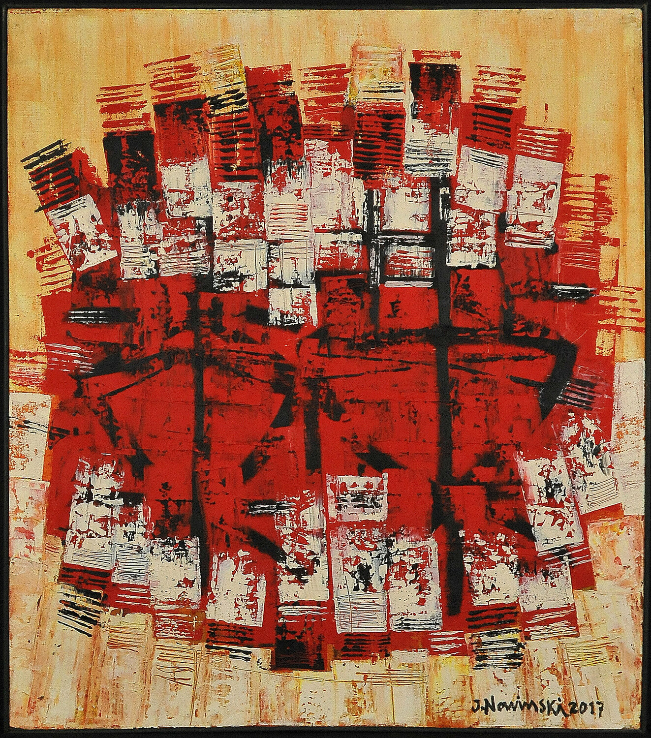 Barcas Abstractas Imaginarias Jaime Nowinski Dipinto originale in vendita
