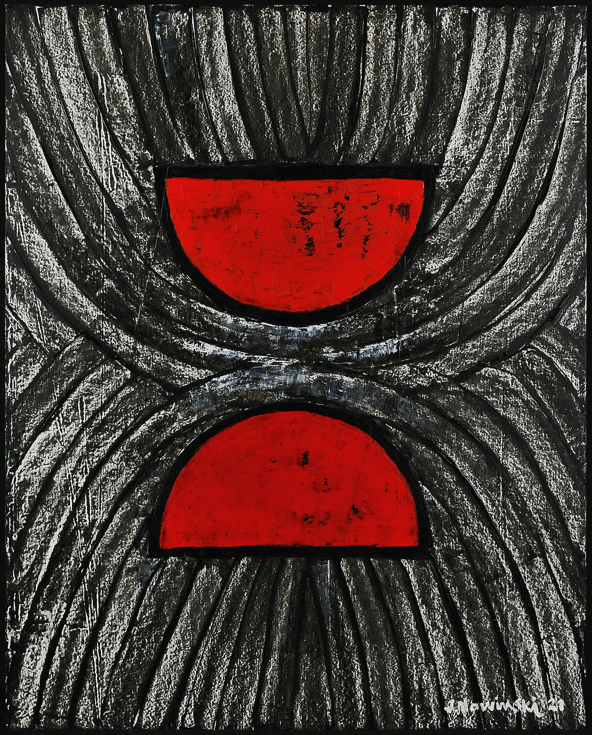 Trazos 2 Jaime Nowinski Origineel schilderij te koop