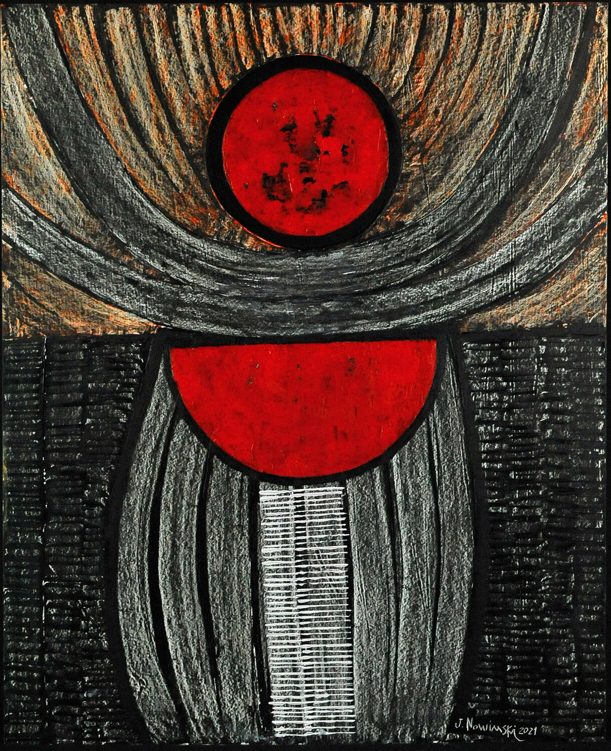 Trazos Jaime Nowinski Origineel schilderij te koop