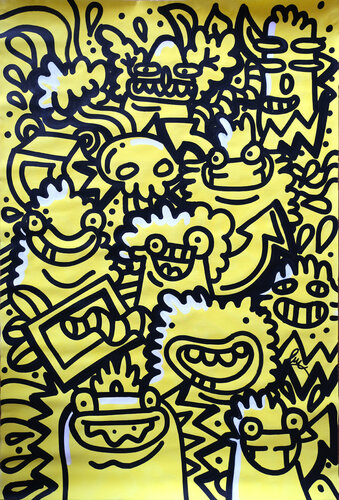 Sign me in van Fatin Rahmouni, Schilderij te koop op Singulart