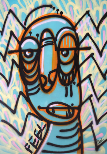 Feel di Fatin Rahmouni, Pittura in vendita su Singulart