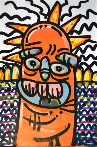 Theeth Grinder by Fatin Rahmouni, Painting for Sale on Singulart
