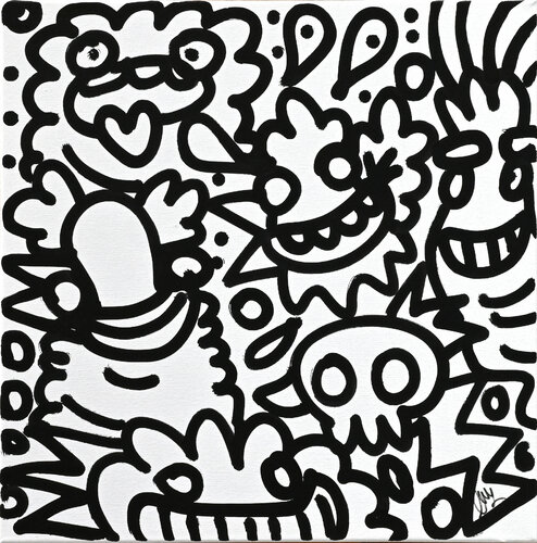 robotic jump par Fatin Rahmouni, Peinture en vente sur Singulart