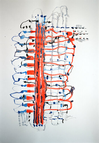 Inferno Infernale par Fatin Rahmouni, Œuvre sur papier en vente sur Singulart