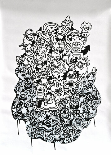 Twisted by Fatin Rahmouni, Painting for Sale on Singulart