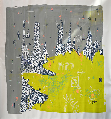 The Itch par Fatin Rahmouni, Peinture en vente sur Singulart