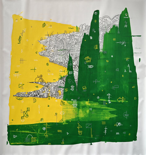 The Brainfart Agreement di Fatin Rahmouni, Pittura in vendita su Singulart