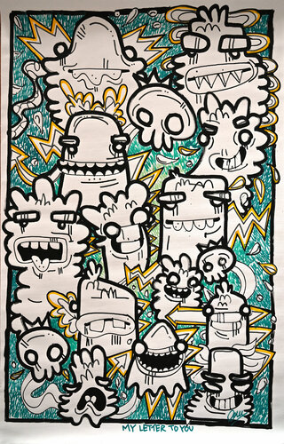 My Letter to you by Fatin Rahmouni, Painting for Sale on Singulart
