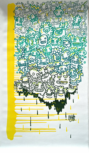 Blobber de Fatin Rahmouni, Pintura a la venta en Singulart