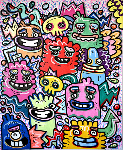 Pink Delight by Fatin Rahmouni, 油畫 for Sale on Singulart