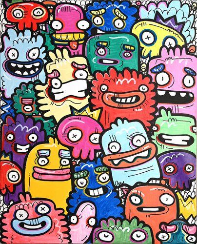 Overlayers de Fatin Rahmouni, Pintura a la venta en Singulart