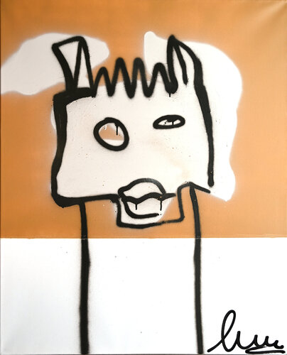 Golden Panteloni van Fatin Rahmouni, Schilderij te koop op Singulart