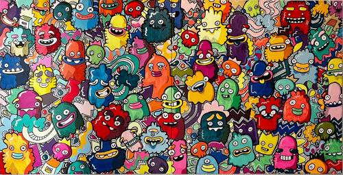 AttachementFlavour di Fatin Rahmouni, Pittura in vendita su Singulart