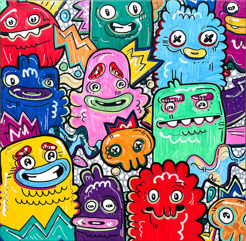Happy Sundae Treat de Fatin Rahmouni, Pintura a la venta en Singulart