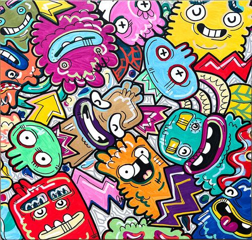 Jiggle de Fatin Rahmouni, Pintura a la venta en Singulart