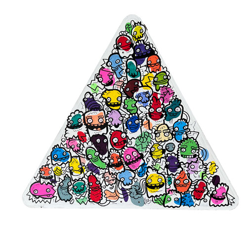 Color Drops van Fatin Rahmouni, Schilderij te koop op Singulart