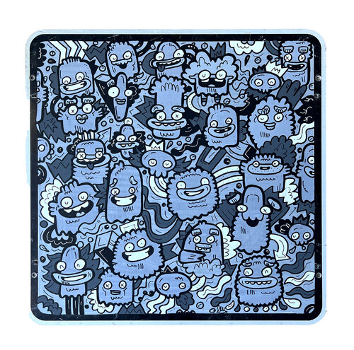 Nighttime Stretches de Fatin Rahmouni, Pintura a la venta en Singulart