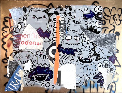 Inner Golden Child by Fatin Rahmouni, 회화 for Sale on Singulart