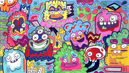Splishsplash de Fatin Rahmouni, Pintura a la venta en Singulart