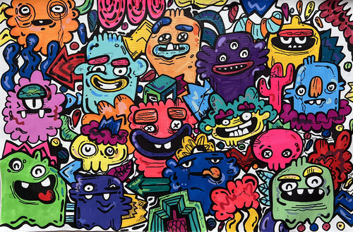 365ways to love you di Fatin Rahmouni, Pittura in vendita su Singulart