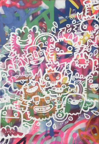 The313 by Fatin Rahmouni, Painting for Sale on Singulart