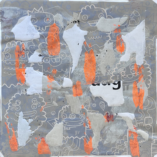 Cracking Smile by Fatin Rahmouni, Painting for Sale on Singulart