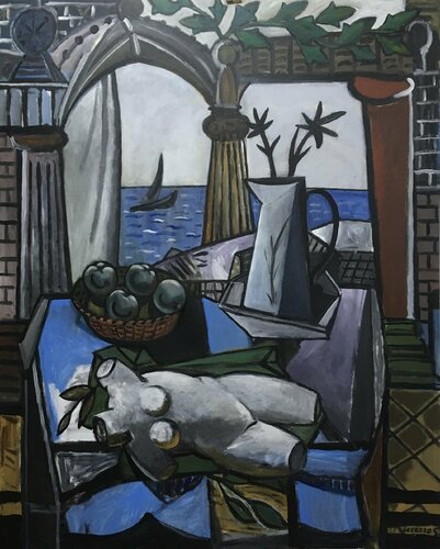 Mesa de Salónica par Lorenzo González Sánchez, Peinture en vente sur Singulart