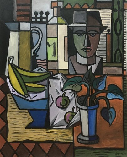 Bodegón con cabeza par Lorenzo González Sánchez, Peinture en vente sur Singulart