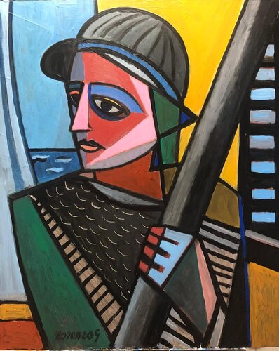 Arponero van Lorenzo González Sánchez, Schilderij te koop op Singulart