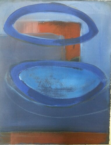 Blue by Sandra Lehnis, Painting for Sale on Singulart