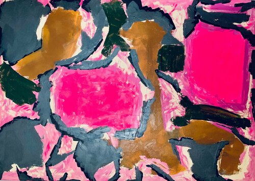 Strawberry Fields Forever van Natalia Rose, Schilderij te koop op Singulart