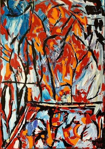 The Birds are Singing di Natalia Rose, Pittura in vendita su Singulart