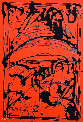 Up and down van Natalia Rose, Schilderij te koop op Singulart