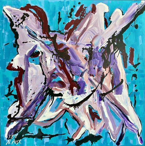 Walk the Dog van Natalia Rose, Schilderij te koop op Singulart