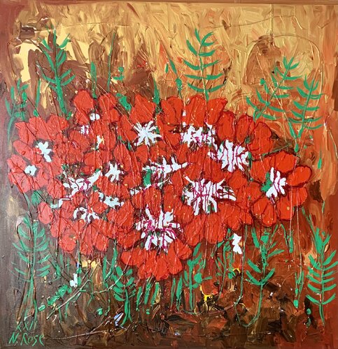 All You Need is Red van Natalia Rose, Schilderij te koop op Singulart