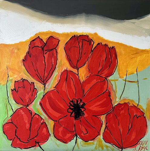 At the Roadside van Natalia Rose, Schilderij te koop op Singulart