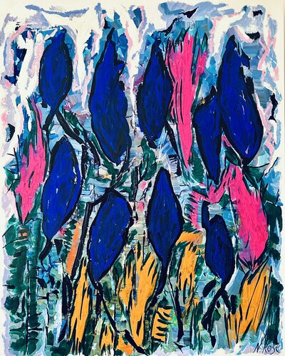 Blue Promise van Natalia Rose, Schilderij te koop op Singulart