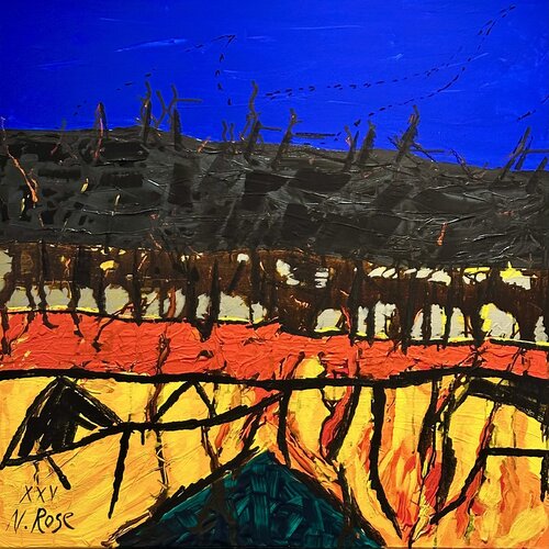 Autumn Landscape van Natalia Rose, Schilderij te koop op Singulart