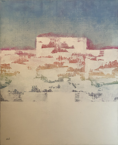 虹の橋（二）　/　rainbow bridge 2 par Hisato Fukumoto, Peinture en vente sur Singulart