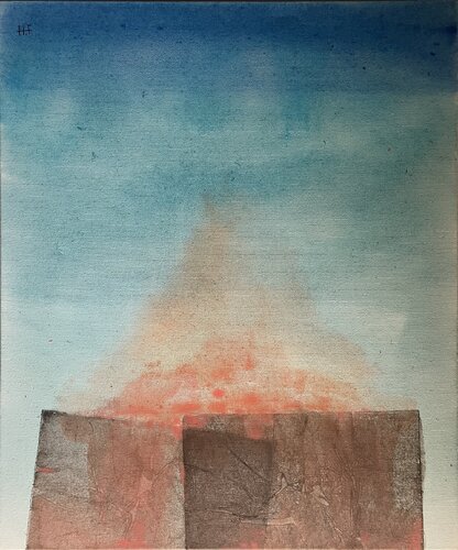 火の恵（三）/　grace of fire 3 par Hisato Fukumoto, Peinture en vente sur Singulart