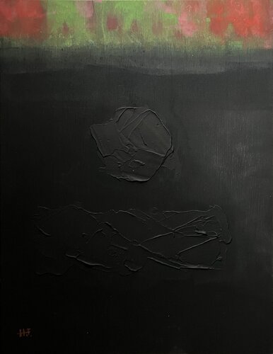 蝉の声（四）/　cicada voice 4 par Hisato Fukumoto, Peinture en vente sur Singulart