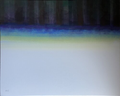 厳冬（十四）/  winter 14 par Hisato Fukumoto, Peinture en vente sur Singulart