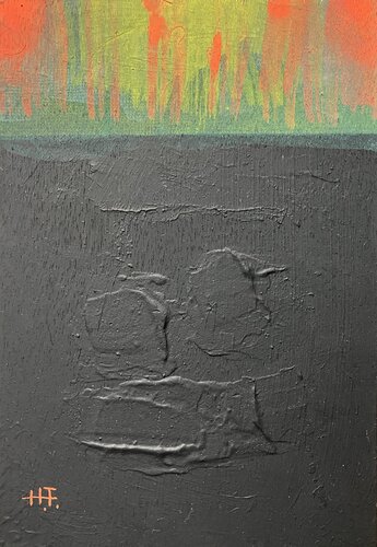 蝉の声（五）/　cicada voice 5 par Hisato Fukumoto, Peinture en vente sur Singulart