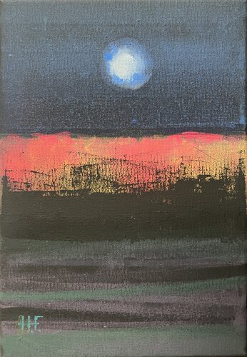 中秋（十九）　/　autumn 19 par Hisato Fukumoto, Peinture en vente sur Singulart