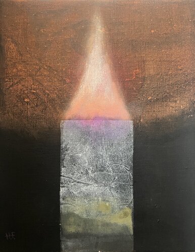 火の恵（七）/　grace of fire 7 van Hisato Fukumoto, Schilderij te koop op Singulart