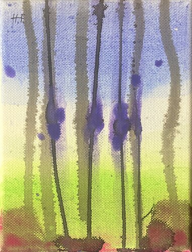 慈雨（七）　/　gentle rain 7 di Hisato Fukumoto, Pittura in vendita su Singulart