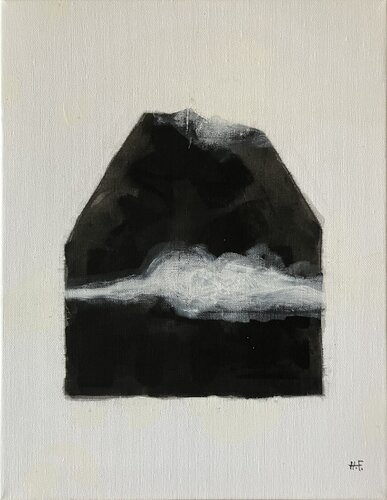 白雲幽石（十一）　/　White clouds and quiet stone 11 van Hisato Fukumoto, Schilderij te koop op Singulart
